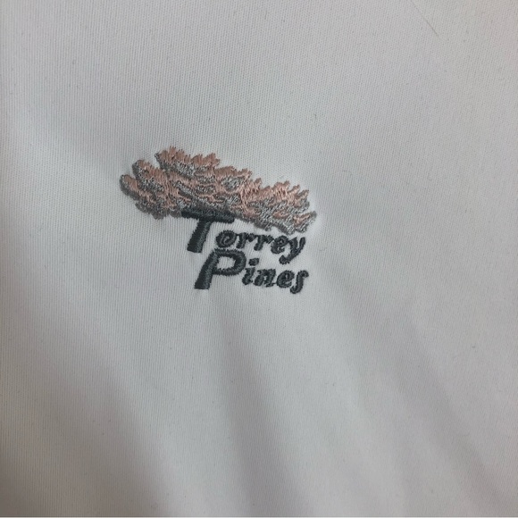 Adidas Golf ClimaCool Performance Torrey Pines White Polo Shirt - Picture 5 of 9